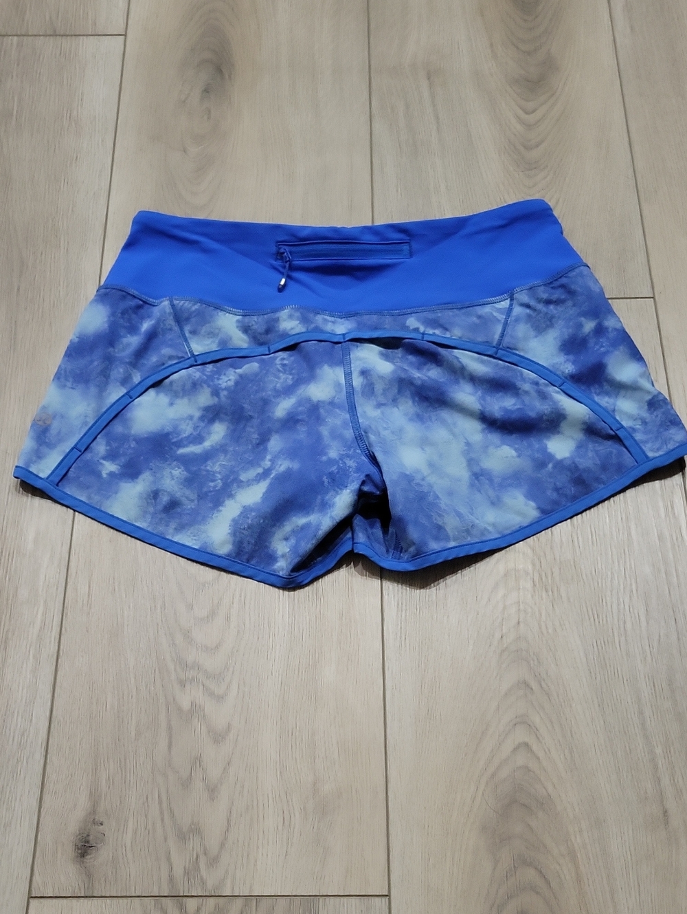 lululemon athletica Blue Tie-Dye Performance Shorts